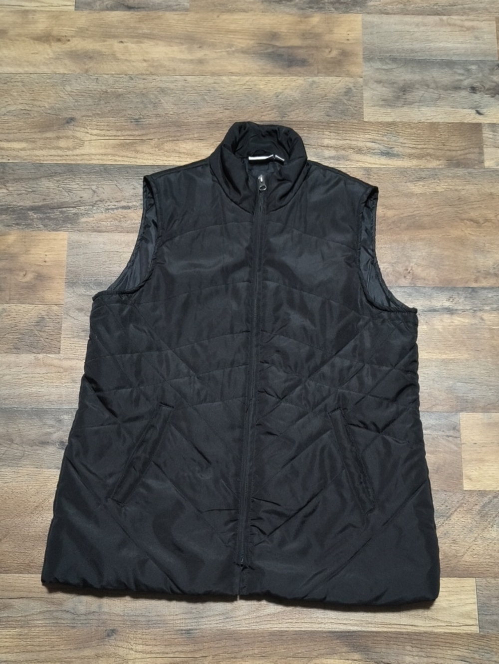 Kim Rogers Black Quilted Sleeveless Puffer Vest